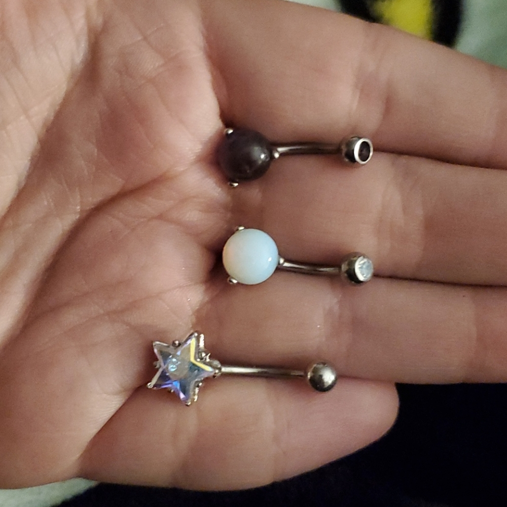 14g belly rings